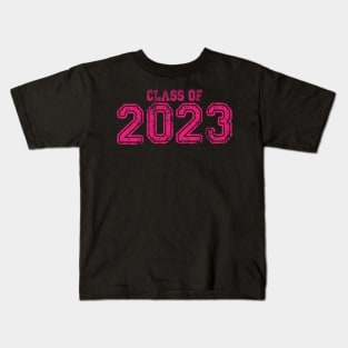 Varsity Pink Class of 2023 Kids T-Shirt